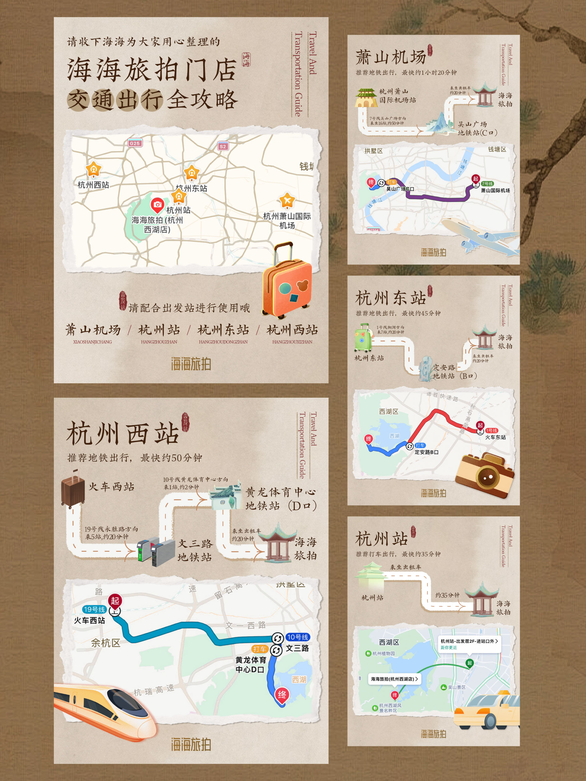 小红书交通海报封面